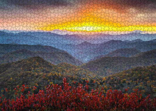 Layered Mountain Views Jigsaw Puzzle