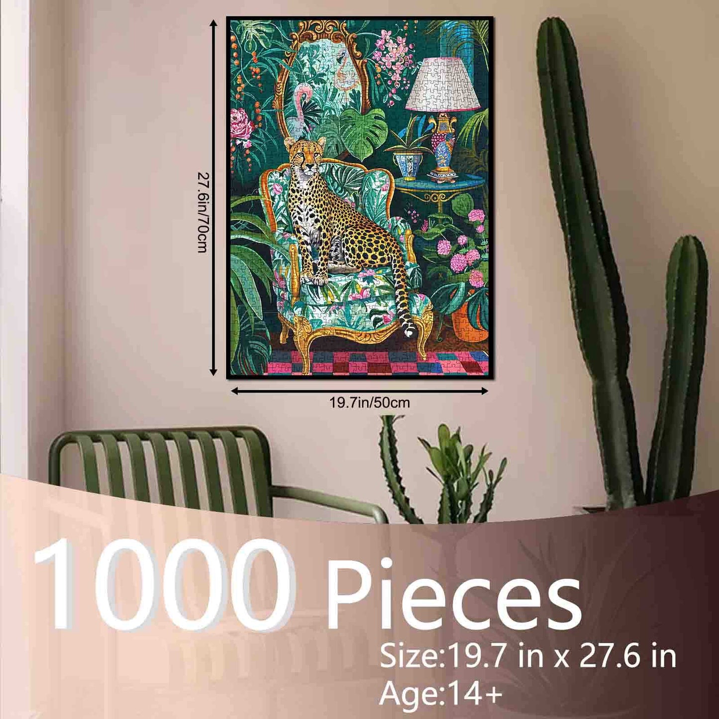 Leopard Lounge Retreat Jigsaw Puzzle