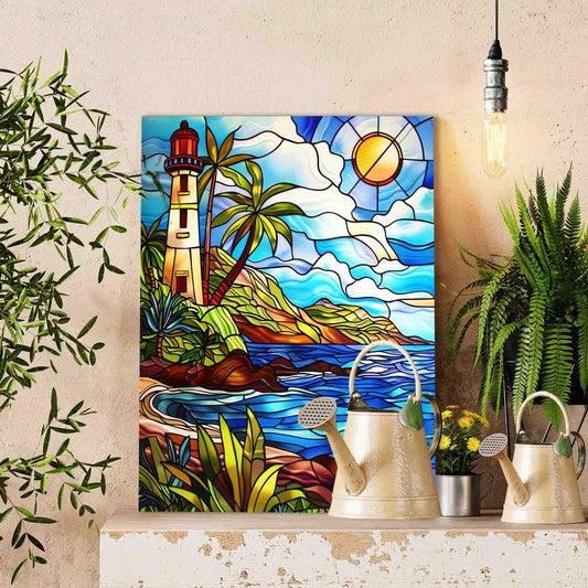 Lighthouse Coastline Paint by Numbers