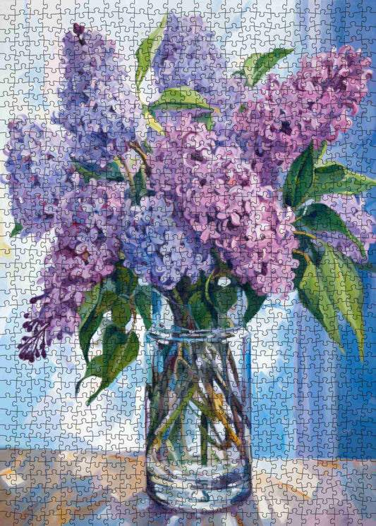 Lilac Bouquet Jigsaw Puzzles