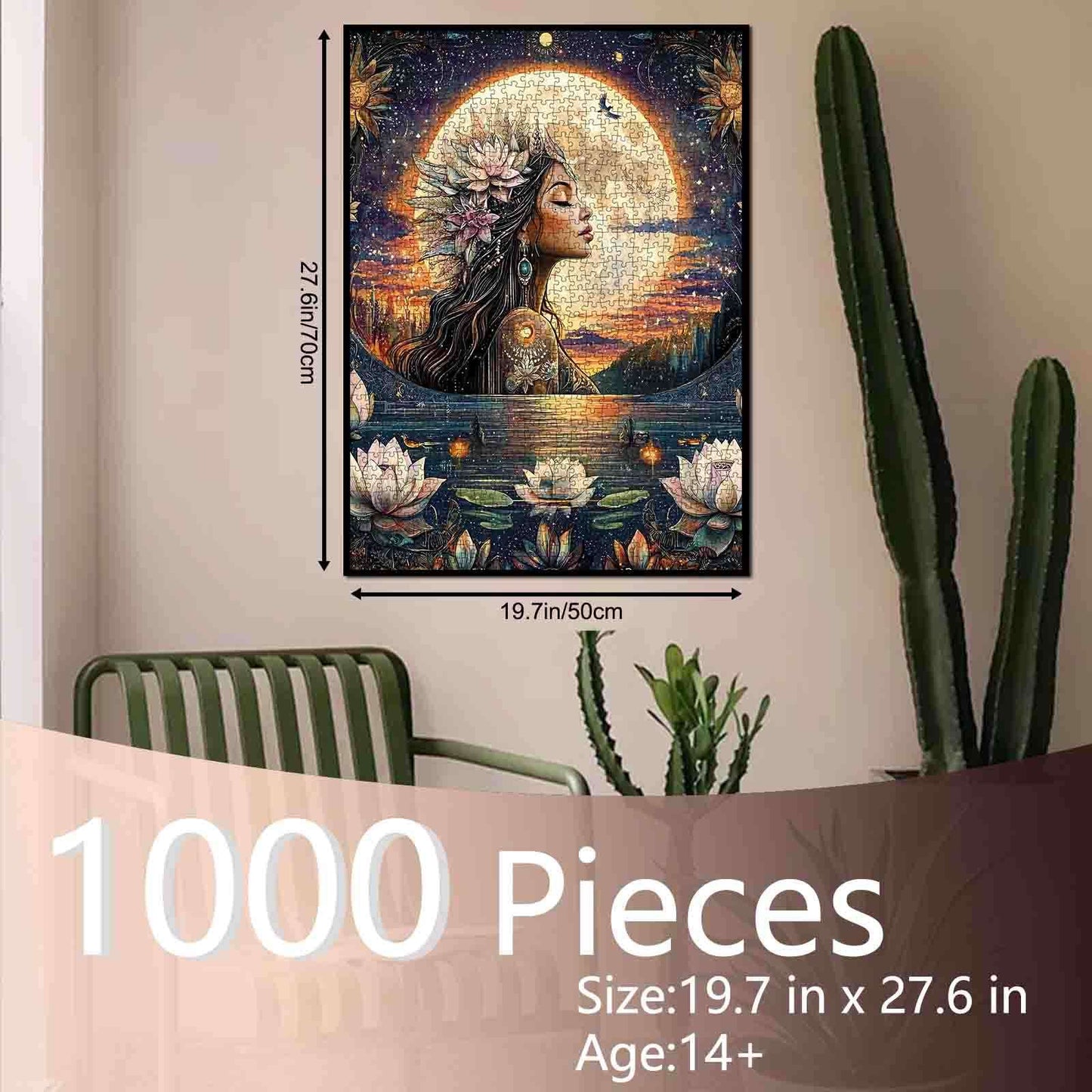 Lotus Goddess Jigsaw Puzzle