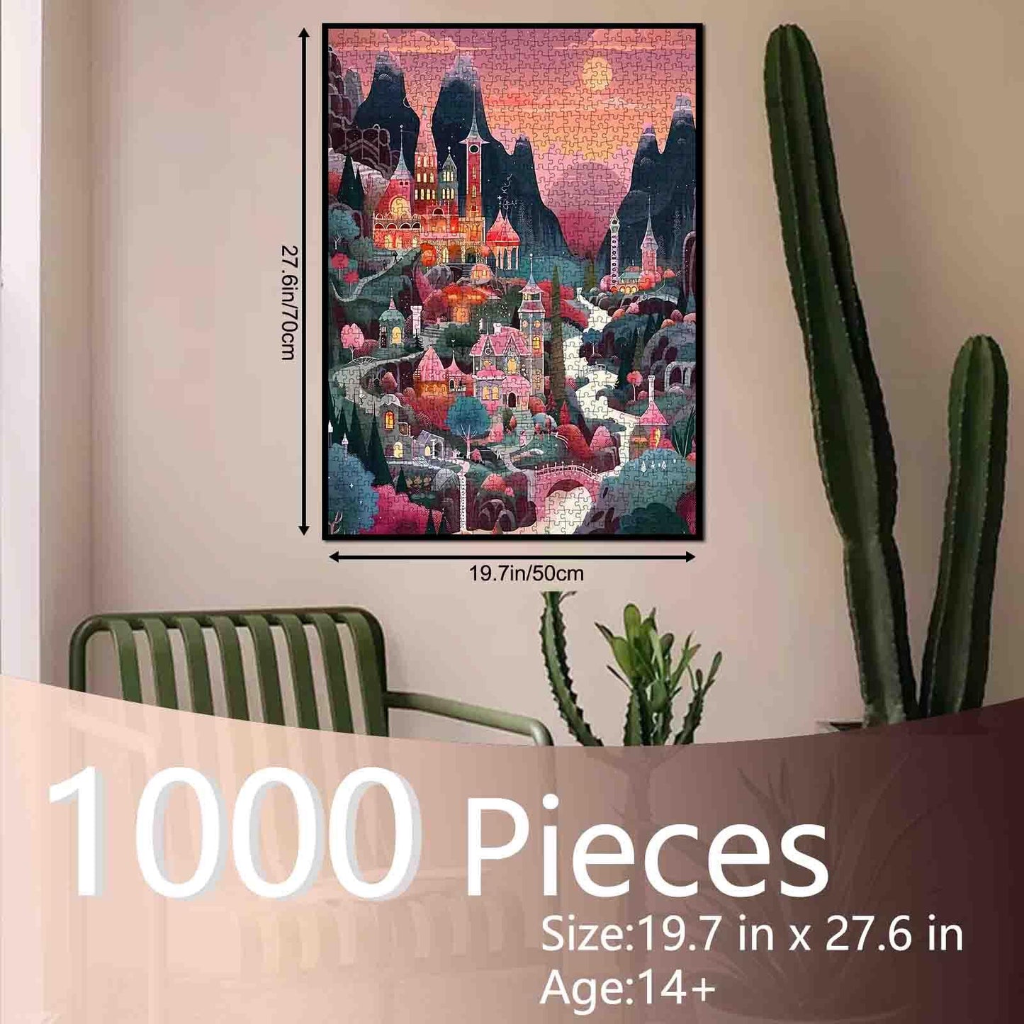 Magical Twilight Castle Jigsaw Puzzle