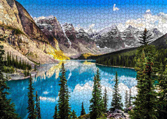 Moraine Lake Landscape Jigsaw Puzzle