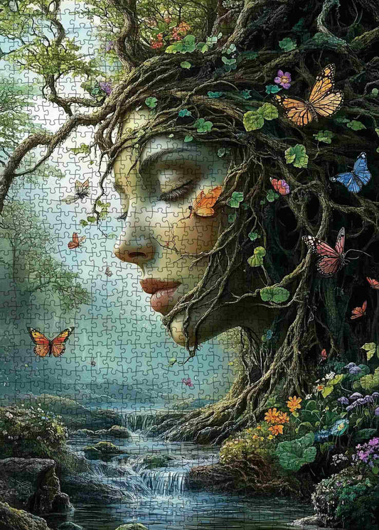Nature Spirit Awakening Jigsaw Puzzle