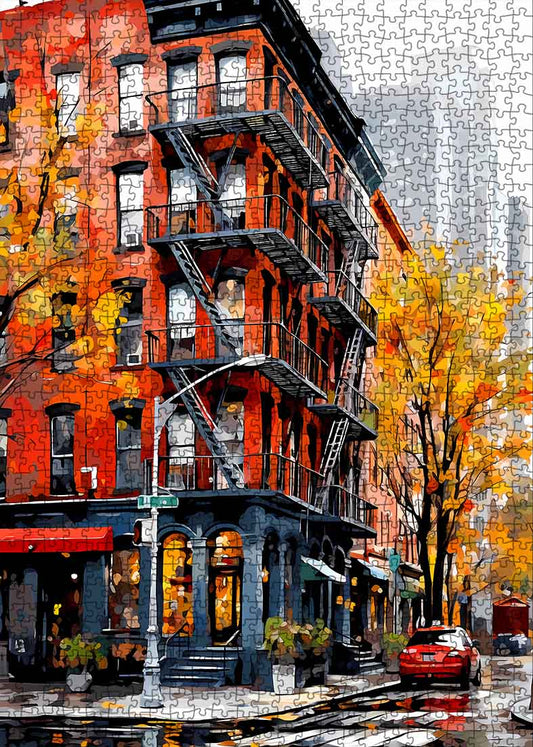 New York Manhattan Buildings Jigsaw Puzzle