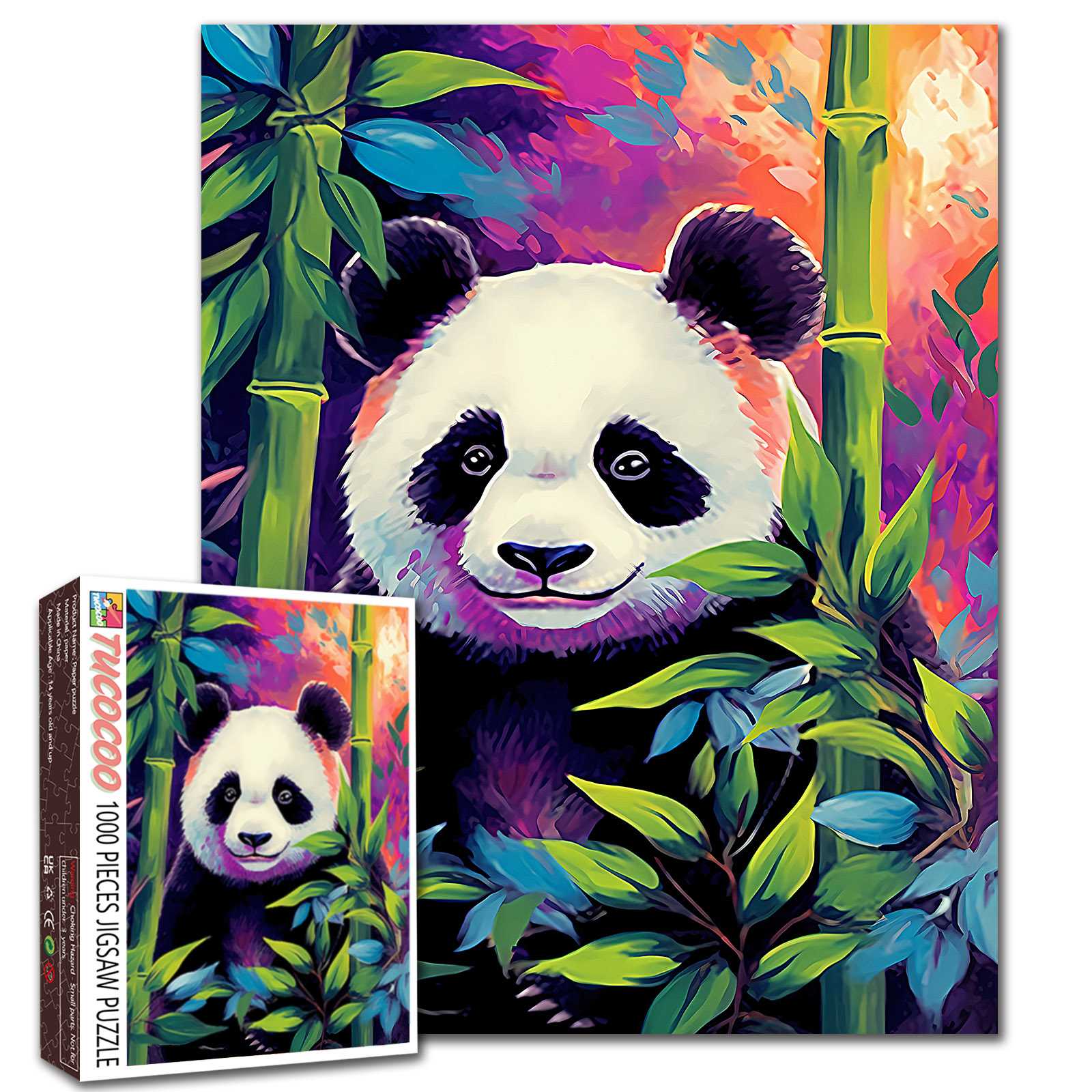 PANDAページ Panda in Bamboo Forest Jigsaw Puzzle – Tucocoo