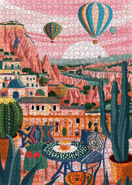 Pink Valley Escape Jigsaw Puzzle