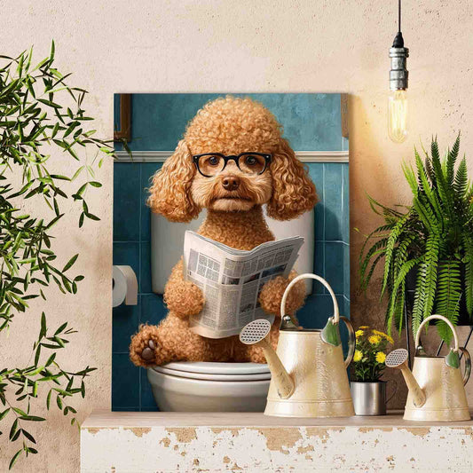 Poodle News Break Paint by Numbers