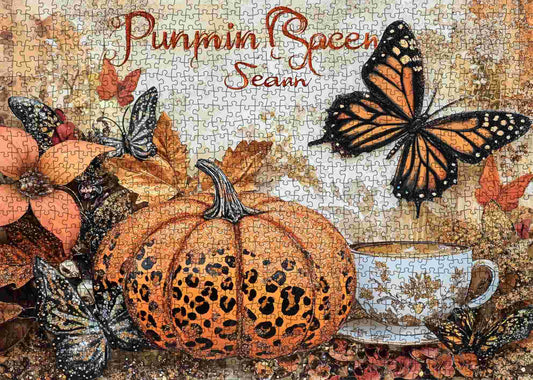 Pumpkin Spice and Butterflies Jigsaw Puzzle