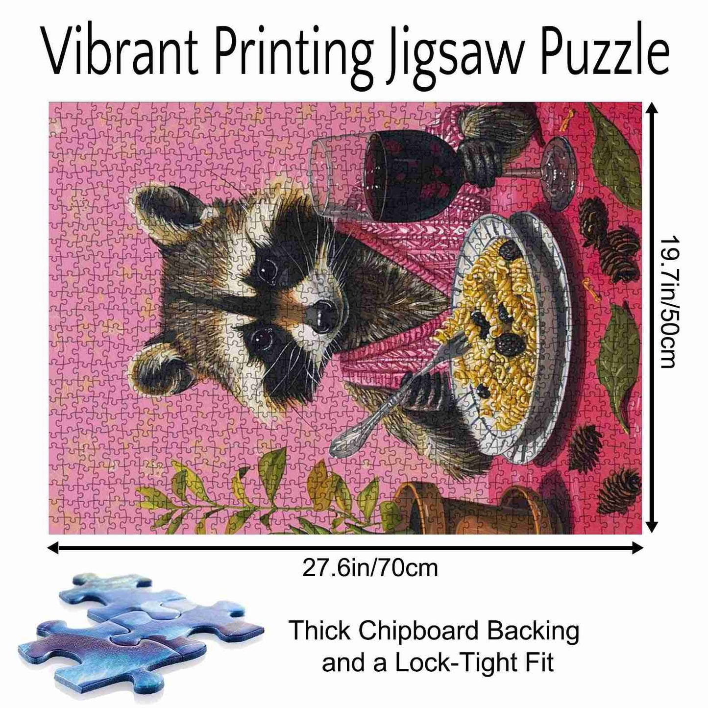 Raccoon Dinner Jigsaw Puzzle