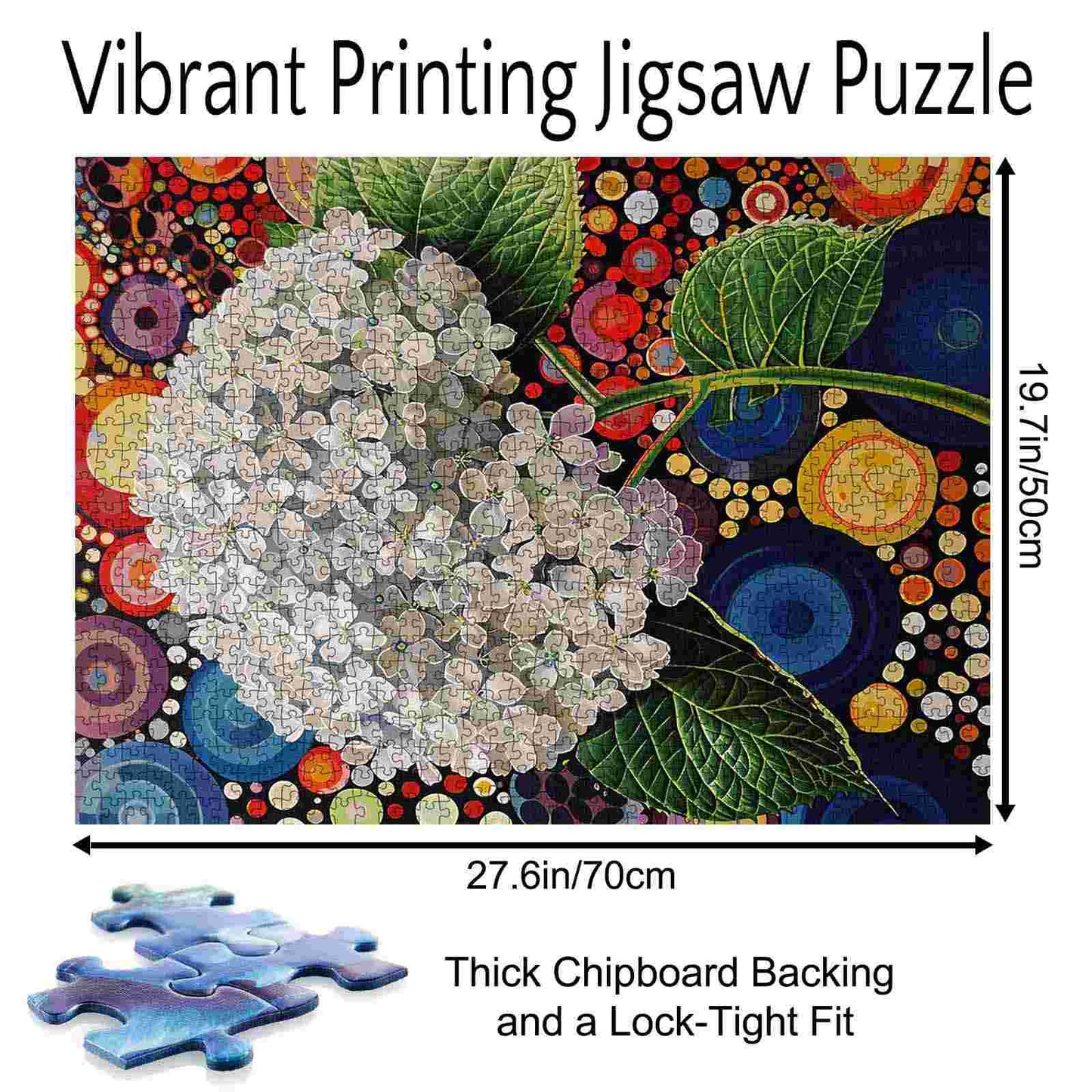 Radiant Hydrangea Bloom Jigsaw Puzzle