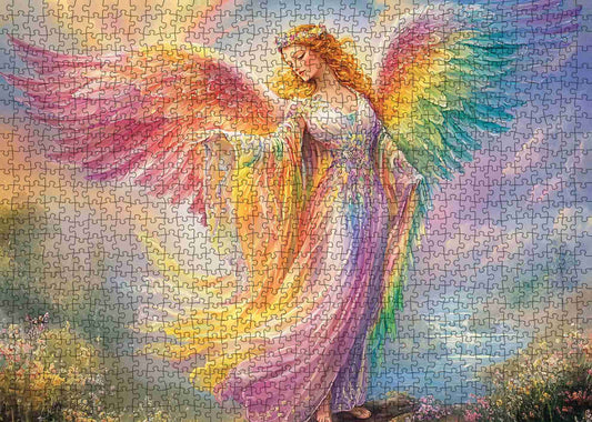 Rainbow Angel Jigsaw Puzzle