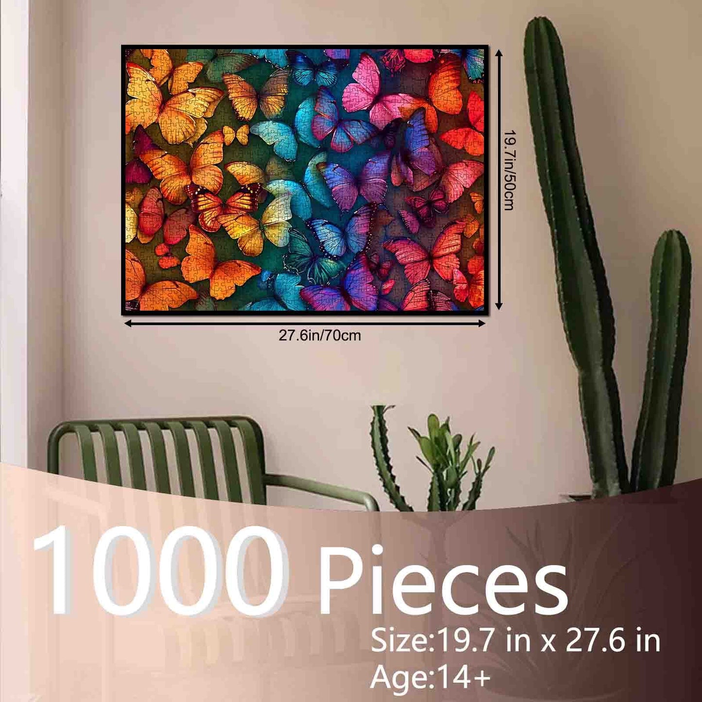 Rainbow Butterflies Jigsaw Puzzle