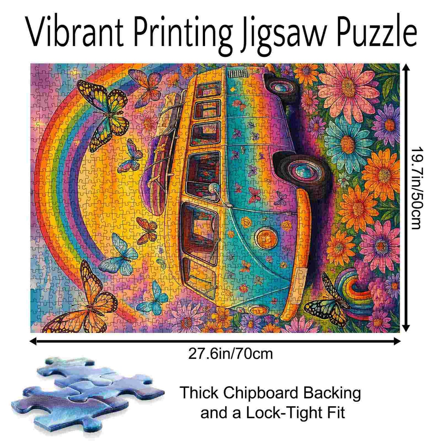 Rainbow Van Journey Jigsaw Puzzle
