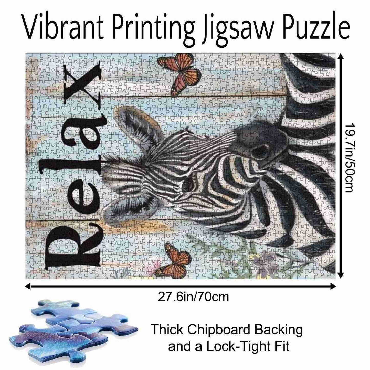 Relax Zebra Jigsaw Puzzle