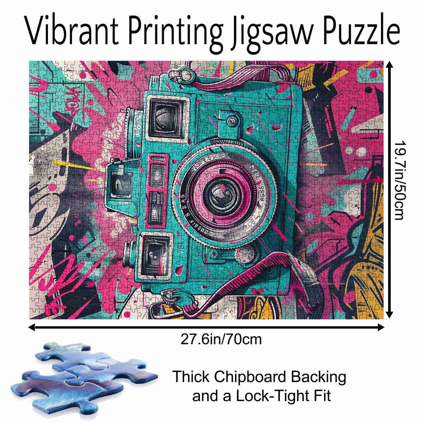 Retro Graffiti Camera Jigsaw Puzzle