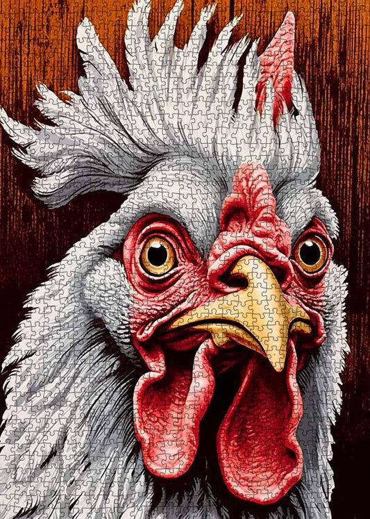Rooster Close-up Jigsaw Puzzle
