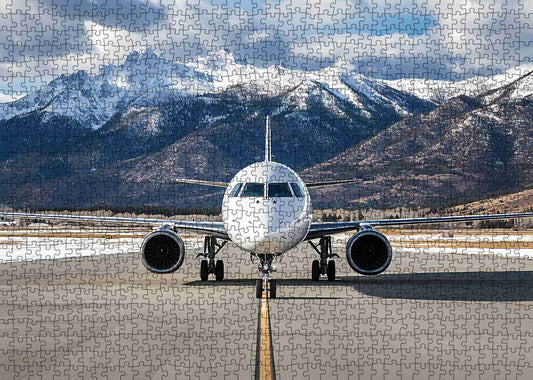 Runway Takeoff Airplane Jigsaw Puzzle