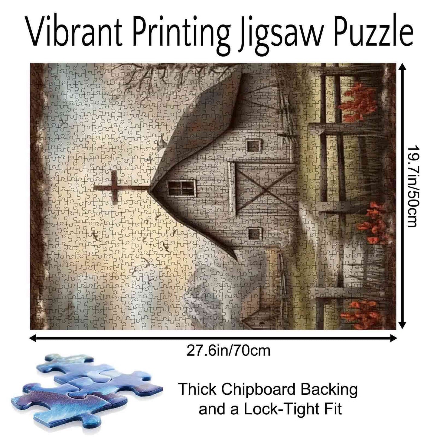 Rustic Faith Barn Jigsaw Puzzle