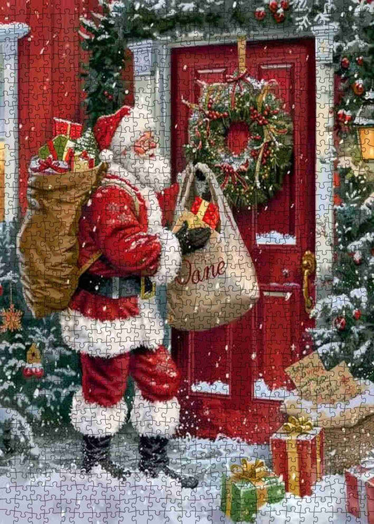 Santa Delivery by Red Door Jigsaw Puzzle