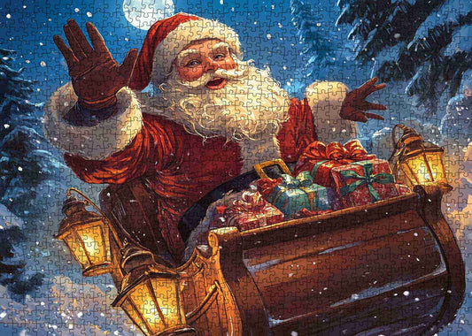 Santa's Sleigh Ride Jigsaw Puzzle