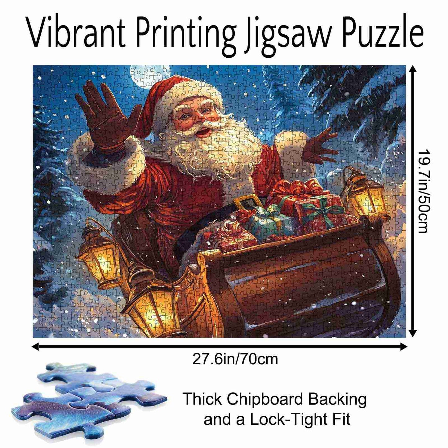 Santa's Sleigh Ride Jigsaw Puzzle