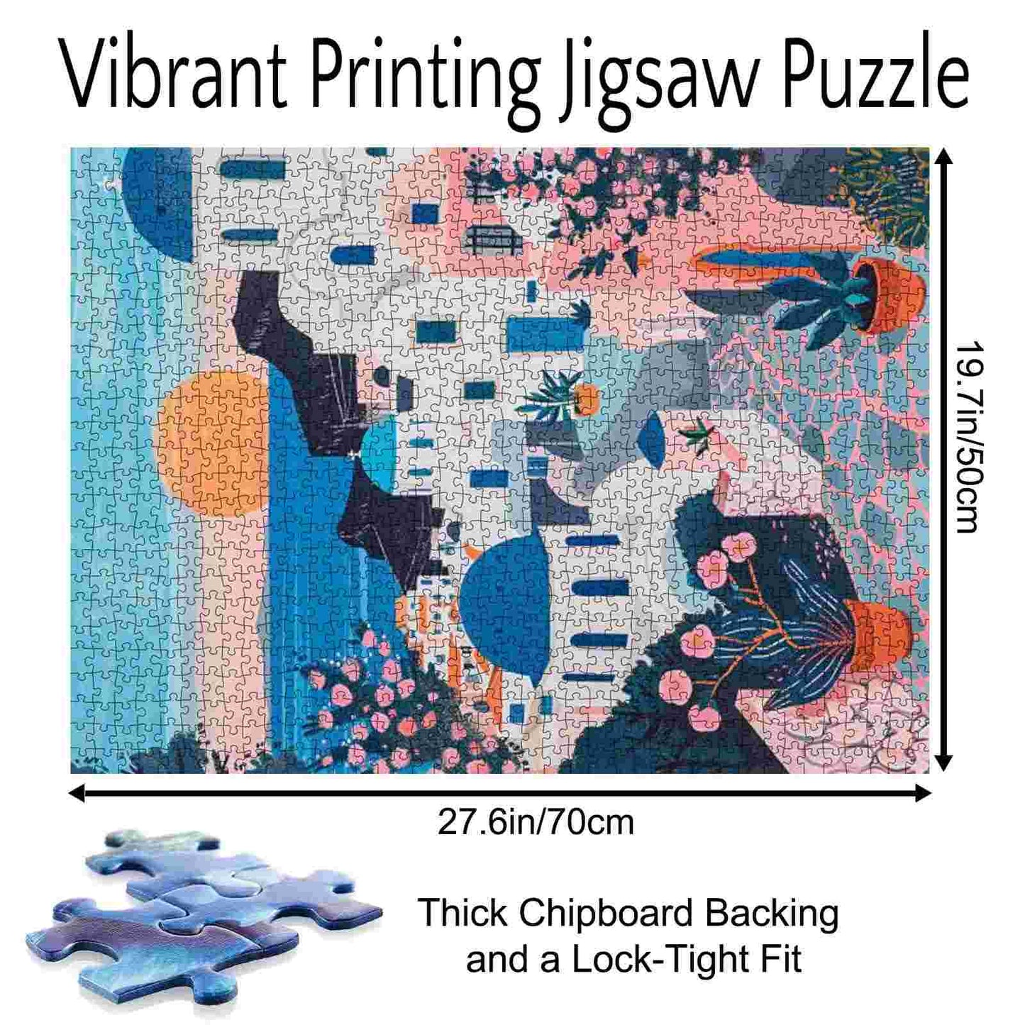 Santorini Sunset View Jigsaw Puzzle