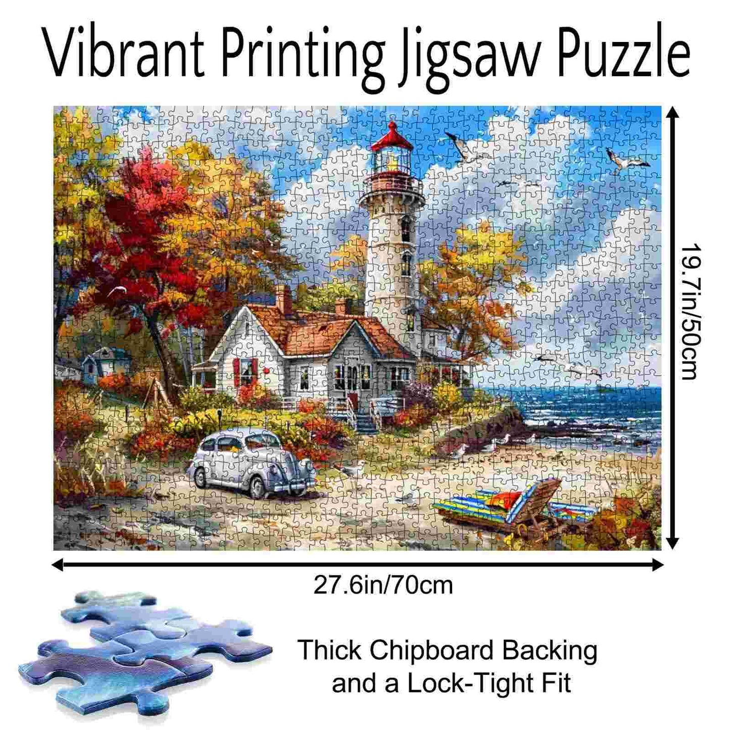 Seaside Autumn Light Jigsaw Puzzle