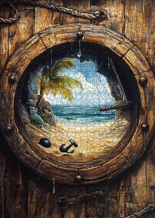 Seaside Escape View Jigsaw Puzzle