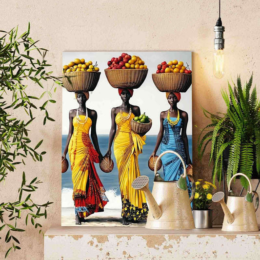 Seaside Fruit Walk Paint by Numbers