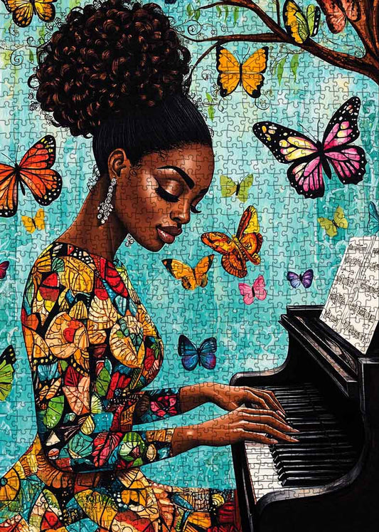 Butterfly Serenade Jigsaw Puzzle