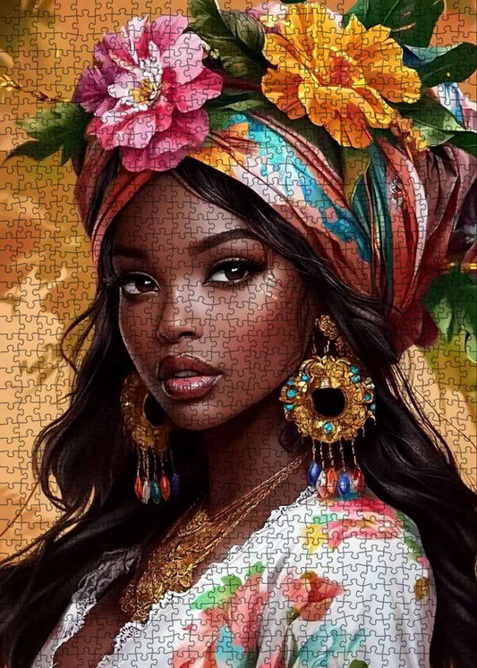 Floral Majesty Jigsaw Puzzle