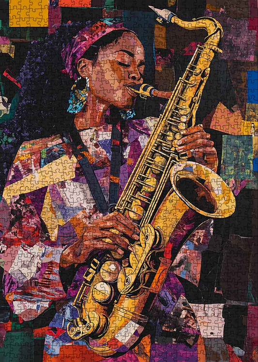 Soulful Saxophone Melody Jigsaw Puzzle
