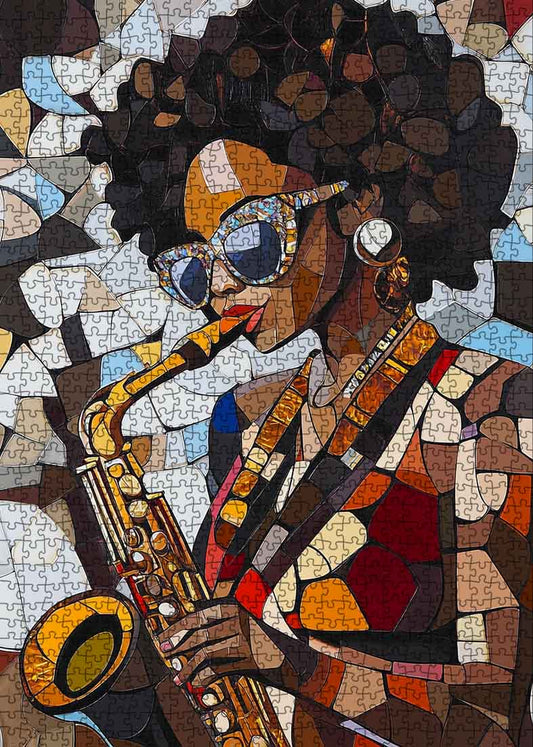 Saxophone Serenade Jigsaw Puzzle