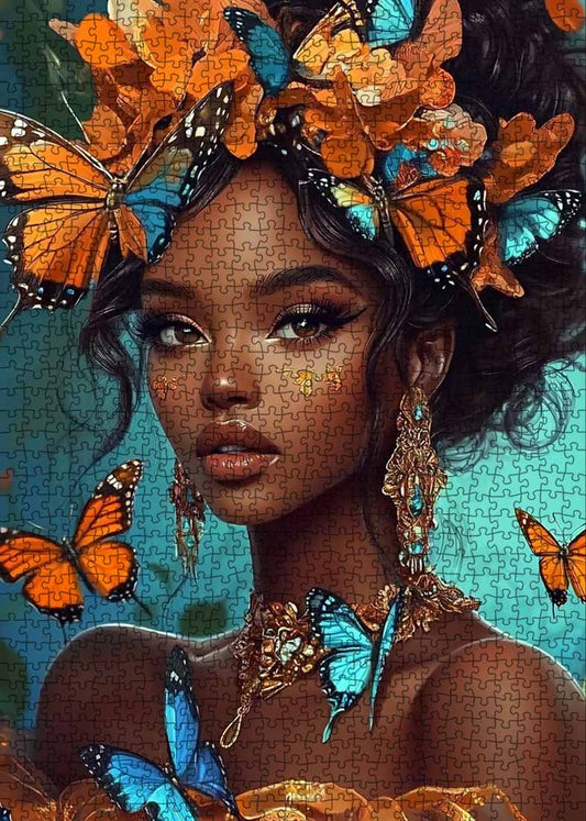 Butterfly Empress Jigsaw Puzzle