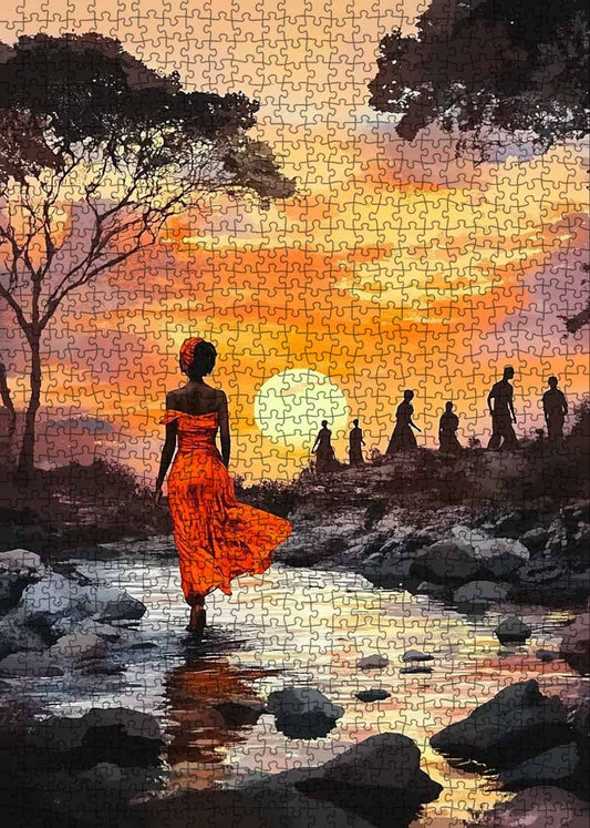 Sunset Walk Jigsaw Puzzle