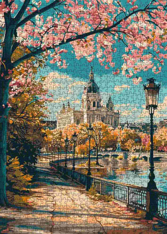 Spring Cathedral Walk Jigsaw Puzzle