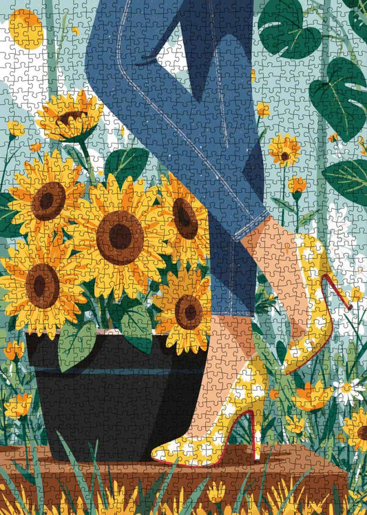 Sunflower Elegance Jigsaw Puzzle