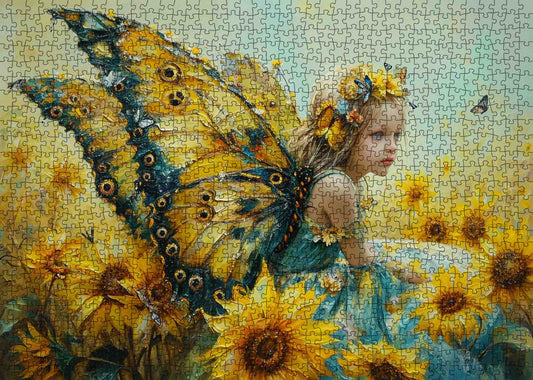 Sunflower Fairy Whispers Jigsaw Puzzle