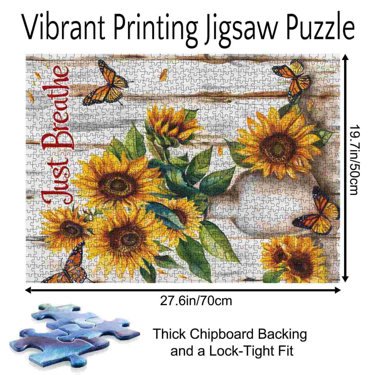 Sunflowers with Butterfly Jigsaw Puzzles