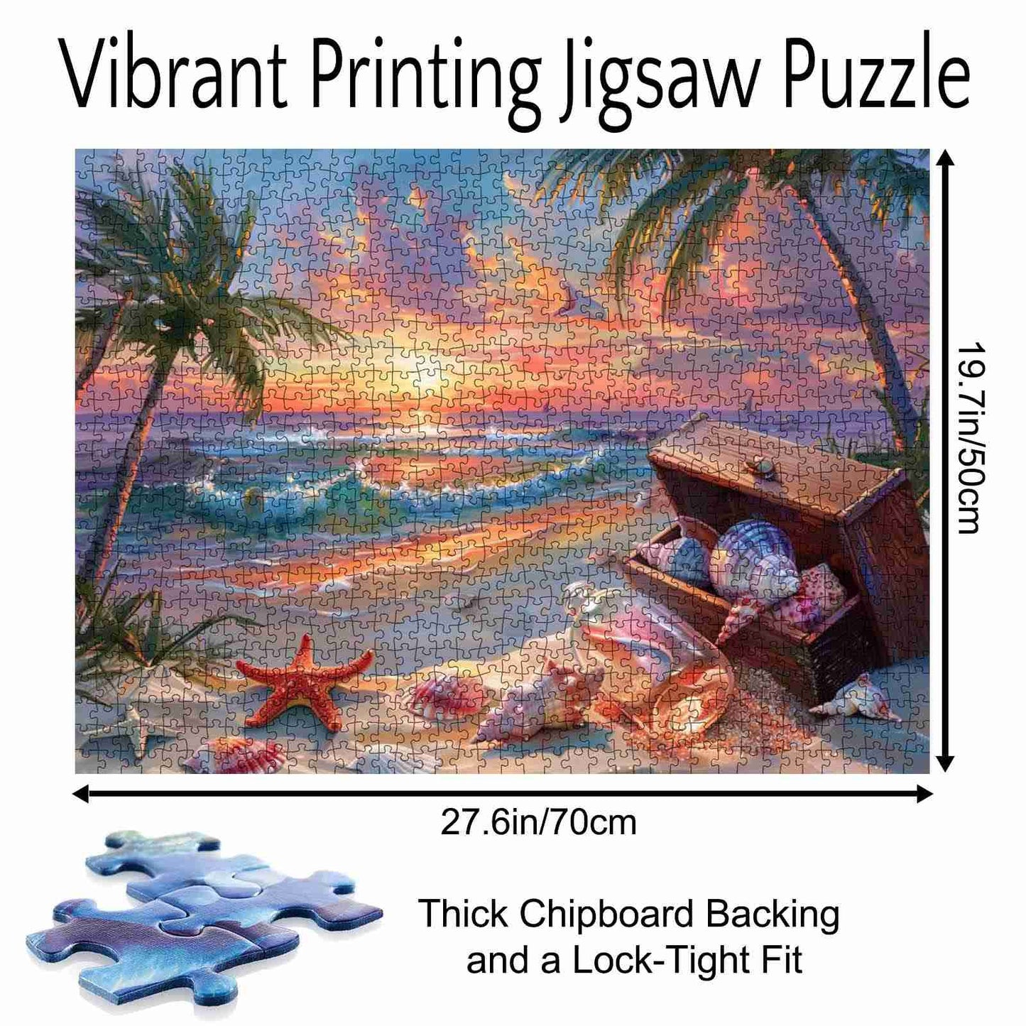 Sunset Shells Beach Jigsaw Puzzle