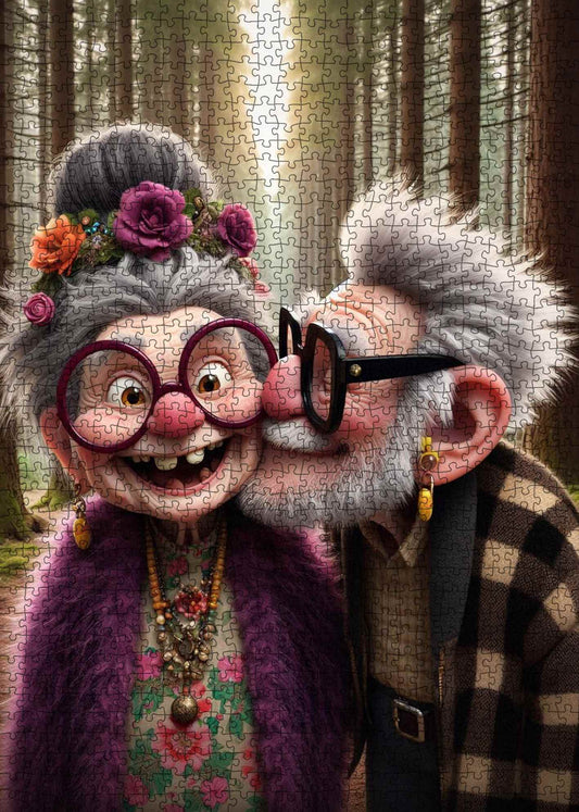 Sweet Forest Kiss Jigsaw Puzzle