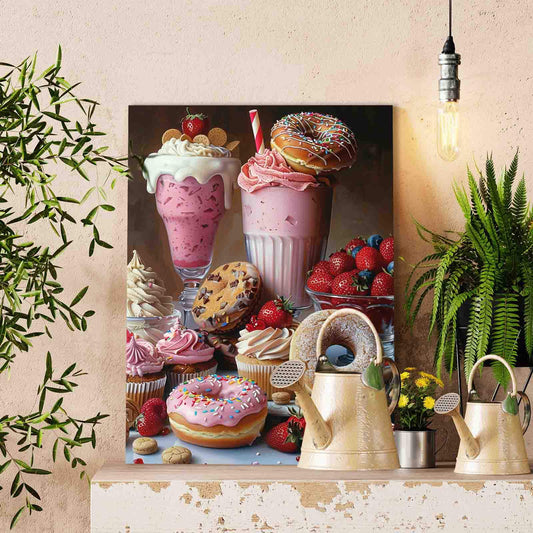 Sweet Dessert Party Paint by Numbers
