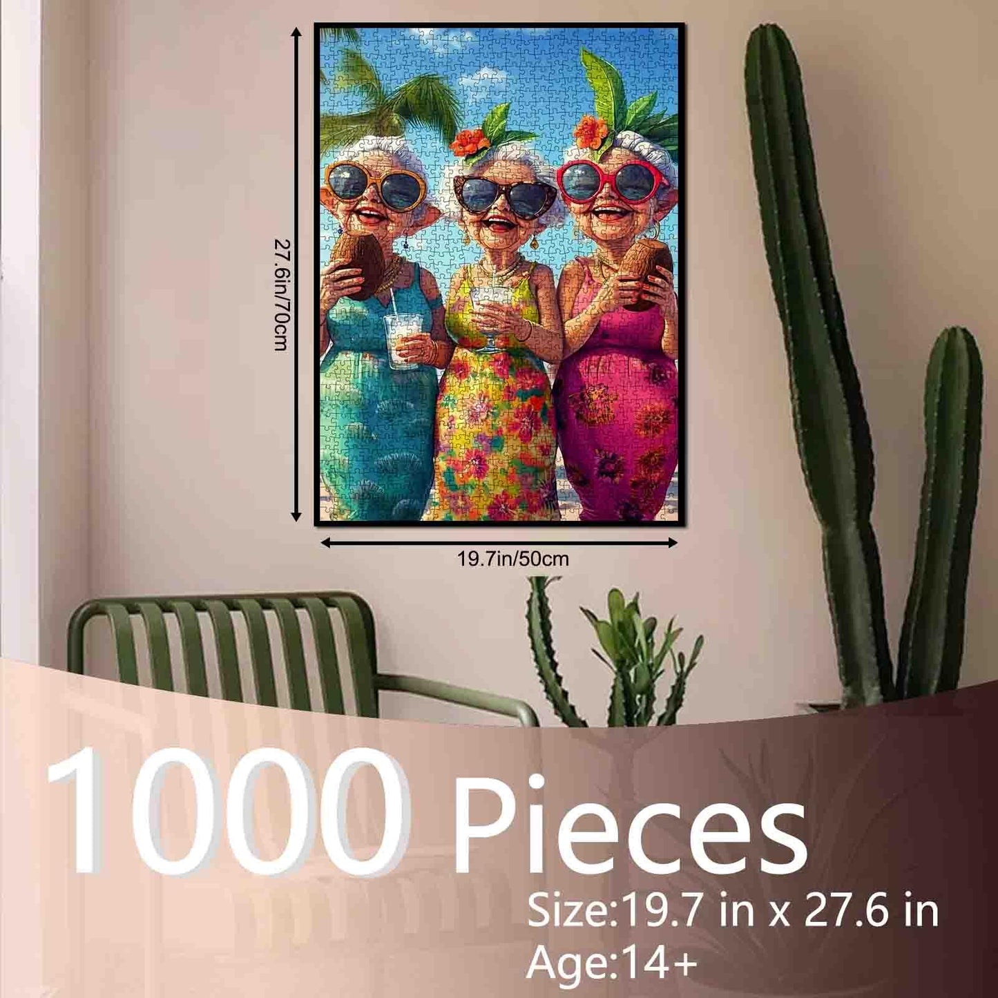 Tropical Ladies Getaway Jigsaw Puzzle
