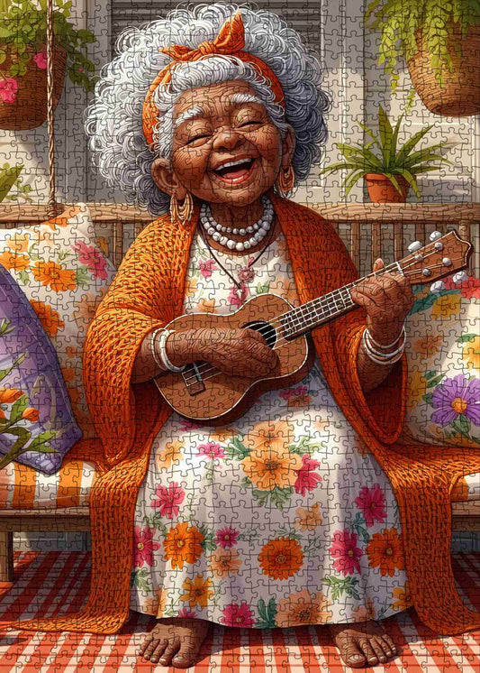 Ukulele Serenade Jigsaw Puzzle