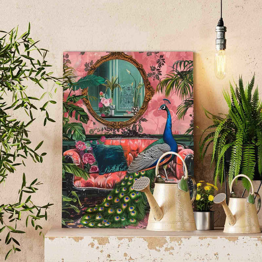 Velvet Salon Peacock Paint by Numbers