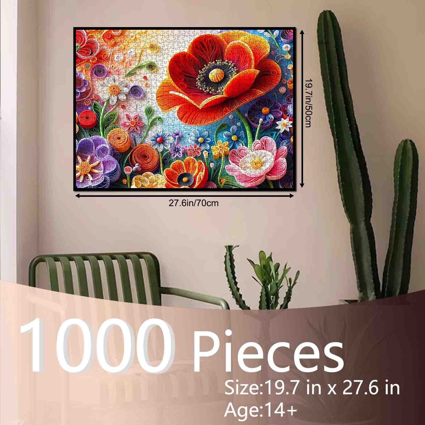Whimsical Floral Dreamscape Jigsaw Puzzle