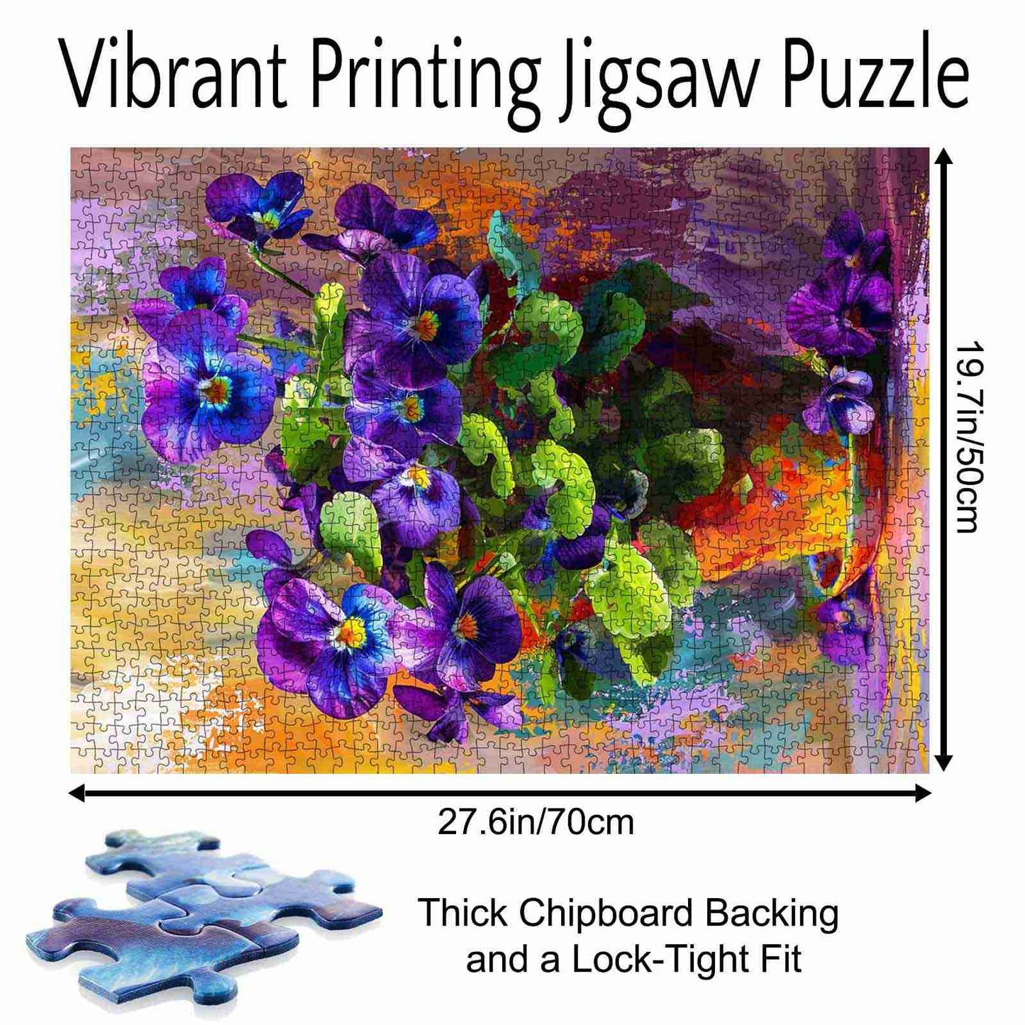 African Violet Painting Jigsaw Puzzles