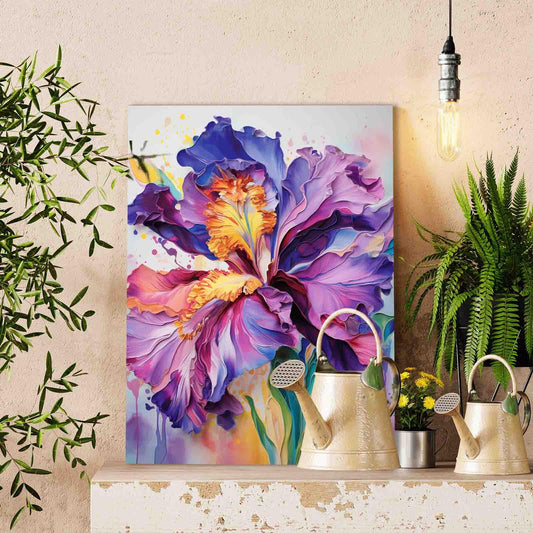 Vibrant Bloom Cascade Paint by Numbers