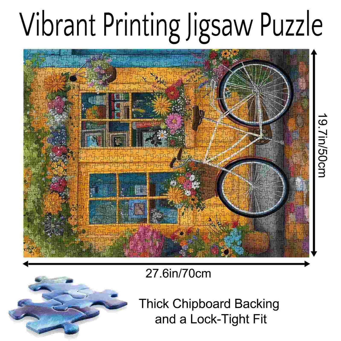 Yellow Window Bloom Jigsaw Puzzle